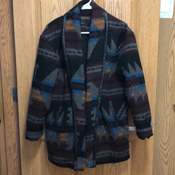 Coat Aztec Print 